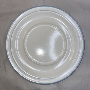 Chantilly Hearthside Fleur de‎ Lune White 7 3/4" Plate Blue Trim